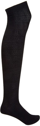 Forever 21 Textured Knit Over-The-Knee Socks