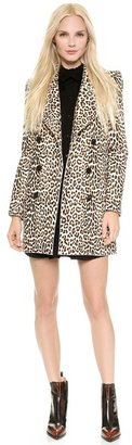 Carven Leopard Coat