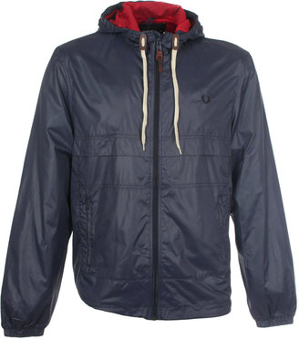 Fred Perry Carbon Blue Ripstop Heritage Cagoule Jacket