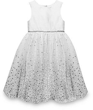 JCPenney Marmellata Glitter Dot Flower Girl Dress - Girls 12m-6y
