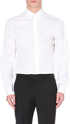 Alexander McQueen Regular-fit single-cuff cotton pleat-back shirt - for Men