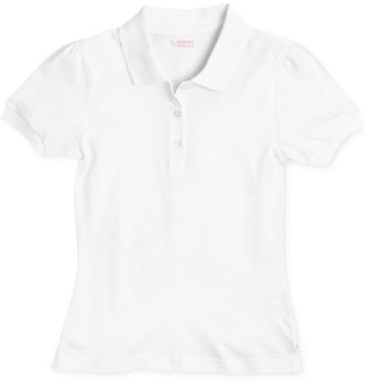 French Toast Girls' Plus Uniform Fitted Polo