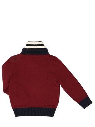 Ralph Lauren Shaw Collar Heavy Cotton Sweater