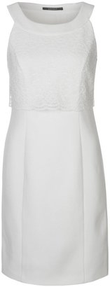 Esprit SPRING STRUCTURE Cocktail dress / Party dress white