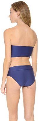 Splendid Marcel Stripe Bustier Bikini Top