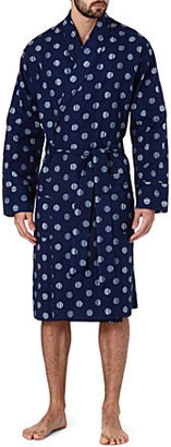 Paul Smith Striped polka-dot cotton robe