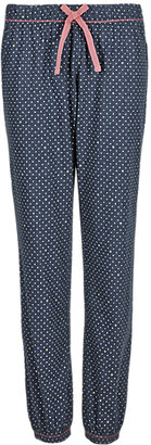 Marks and Spencer M&s Collection Spotted Cuffed Pyjama Bottoms
