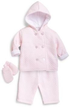 Kissy Kissy Infant's Three-Piece Hooded Jacket, Pants & Mittens Set