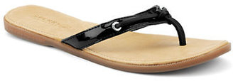 Sperry Calla Patent Leather Thong Sandals