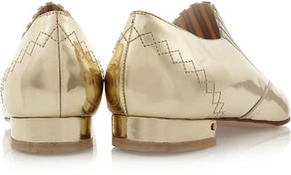 Laurence Dacade Gaia mirrored-leather loafers