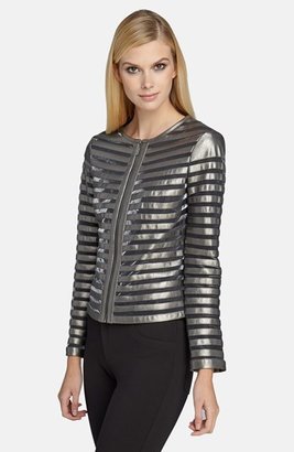Catherine Malandrino 'Jeannie' Metallic Faux Leather Jacket