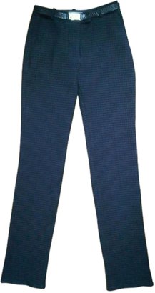 Preen Blue Wool Trousers