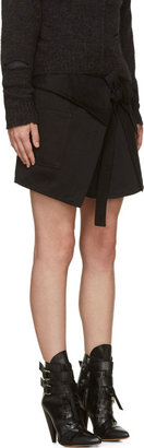 Isabel Marant Black Wrap Jaci Skirt