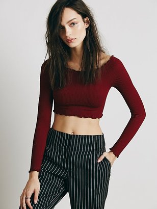 Free People Off The Shoulder Long Sleeve