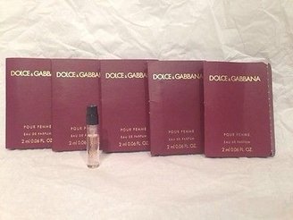 Dolce & Gabbana Lot of 5 Pour Femme Eau De Parfum Sample 2ml each