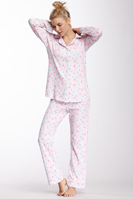 BedHead Pink Seals Classic Pajama Set