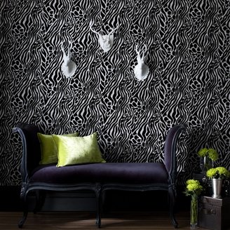 Julien Macdonald Black Easy Tiger Wallpaper