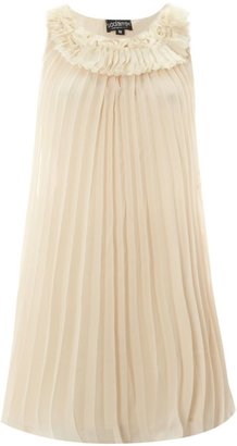 House of Fraser Women's Sodamix Pleated dress with neck trim