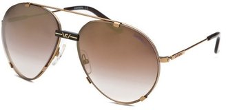 Carrera Men's Aviator Gold-Tone and Black Sunglasses