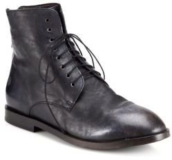 Marsèll Leather Lace-Up Combat Boots