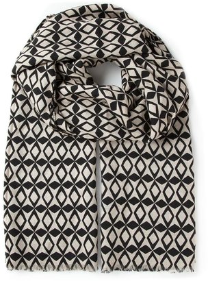 Etro geometric print scarf