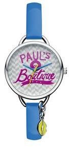 Paul's Boutique 7904 Paul's Boutique Printed Grey/White Dial And Blue Strap Ladies Watch