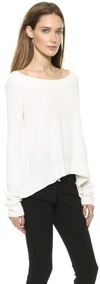 Donna Karan Easy Cropped Pullover