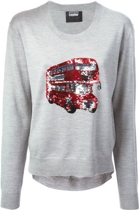 Markus Lupfer 'London bus sequin Joey' sweater
