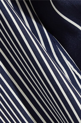 Joseph Lance striped silk blouse