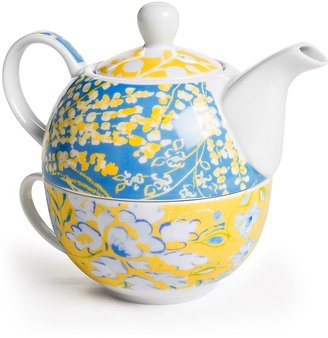 Dena Home Hampton House Porcelain Tea Pot and Mug