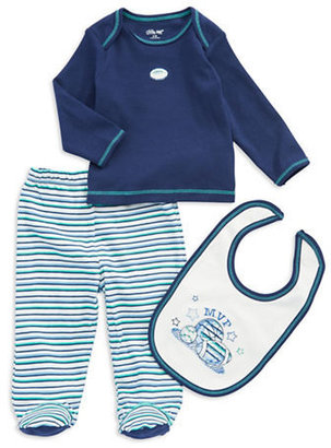 Little Me Two-Piece Sport Set with Bib