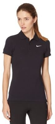 Nike Black 'Advantage' pique polo shirt
