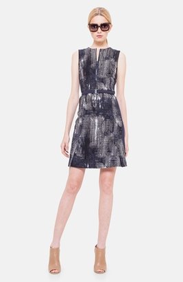 Akris Punto Pixel Print Sleeveless Dress