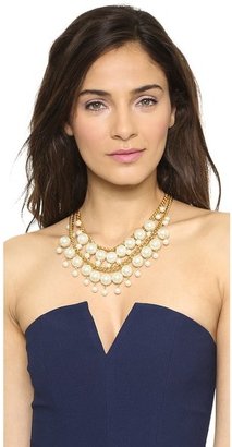 Kenneth Jay Lane Imitation Pearl Layer Necklace