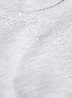 Topman Grey Raw Edge Skater T-Shirt