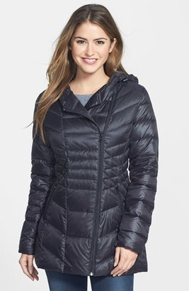 Halogen Hooded Down & Feather Fill Jacket