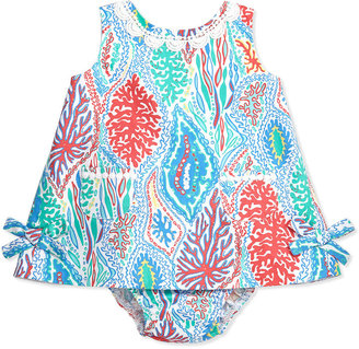 Lilly Pulitzer Baby Lilly Shift Dress, Minnow, 3-24 Months