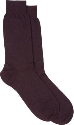 Brioni Birdseye Mid-Calf Socks