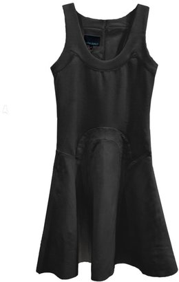 Cynthia Rowley Knit/Leather Dress