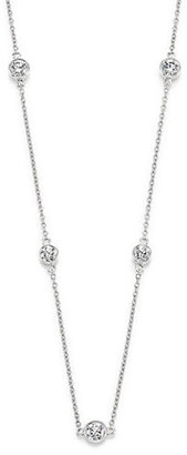 Kwiat Diamond & 18K White Gold Strings Station Necklace