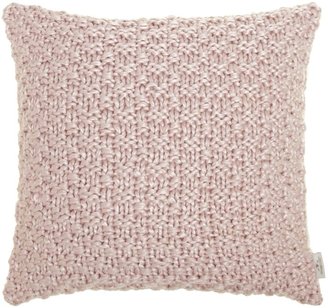 House of Fraser Shabby Chic Bobble knit cushion, blush