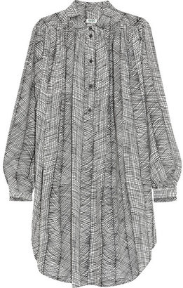 Kenzo Printed cotton shirt dress