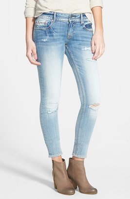 Vigoss Distressed Skinny Jeans (Light Wash)