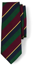 Lands' End Men's Regimental Stripe Necktie-King Shrosphire Lt Infantry