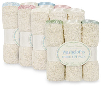 Bumkins Organic Cotton Washcloth 3-Packs
