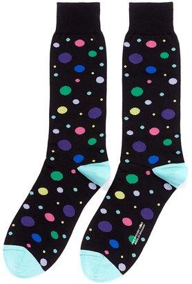Dot print socks