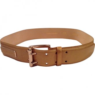 Longchamp Gold Patent leather Belt