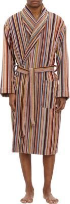 Paul Smith Multicolored Signature-Stripe Robe