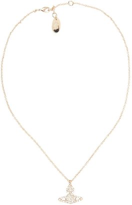 Vivienne Westwood Grace Bas Relief rose gold plated Swarovski necklace