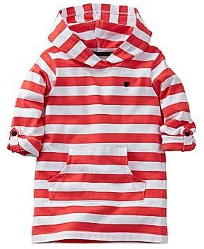 Carter's Red Striped Hoodie - Girls 5-6x